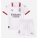 Maillot de foot AC Milan Extérieur vêtements enfant 2024-25 Manches Courtes (+ pantalon court)